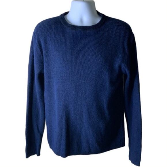 Abercrombie & Fitch Sweater Mens Large Wool Blend Knit Crewneck Pullover Preppy - Picture 1 of 7